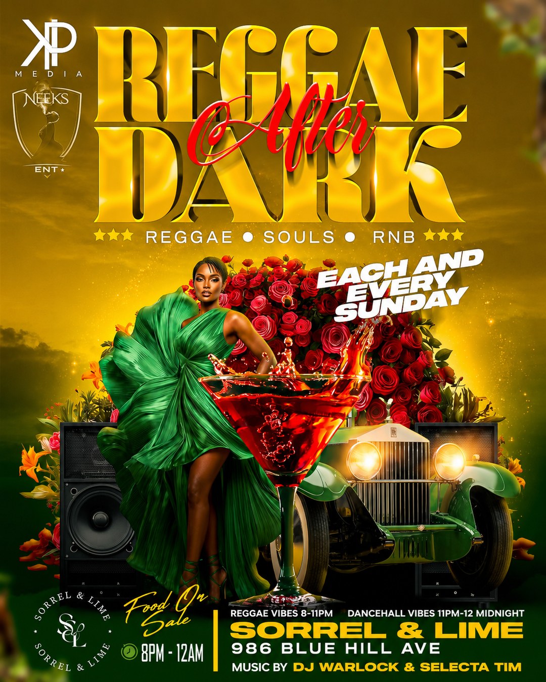 REGGAE AFTER DARK flyer