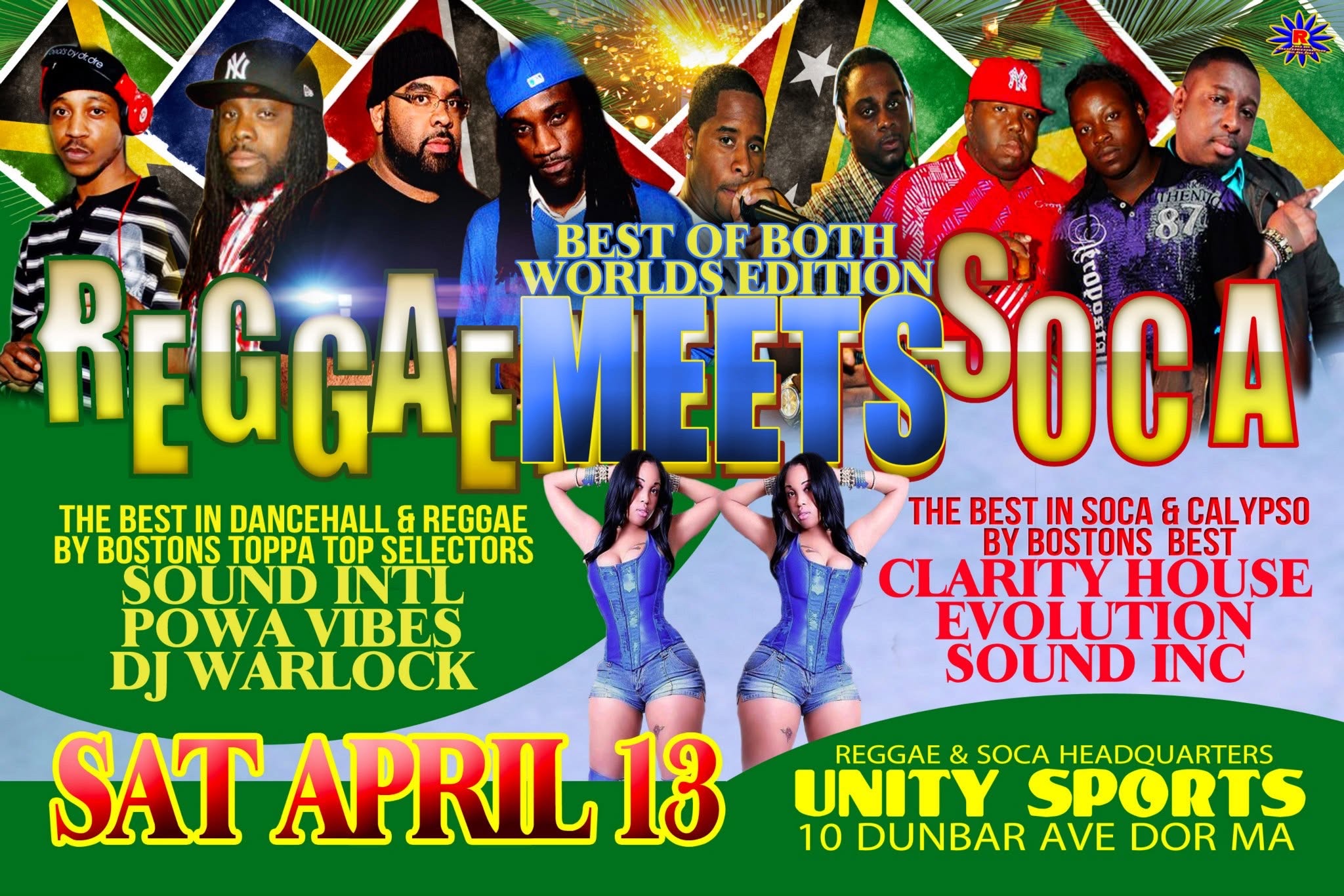 REGGAE MEETS SOCA — BEST OF BOTH WORLDS EDITION flyer