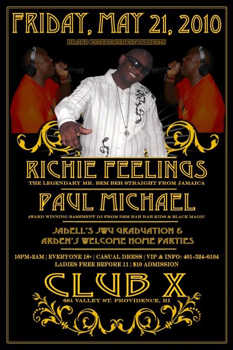 RICHIE FEELINGS & PAUL MICHAEL flyer