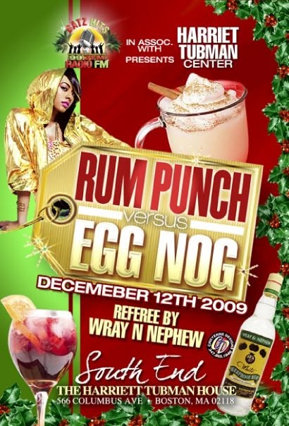 RUM PUNCH VERSUS EGG NOG flyer