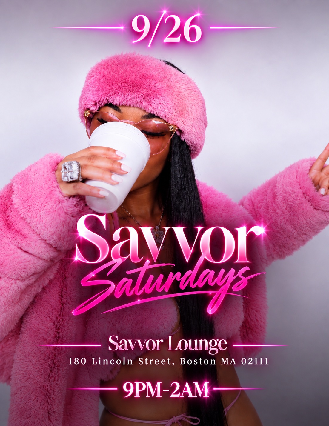 SAVVOR SATURDAYS flyer