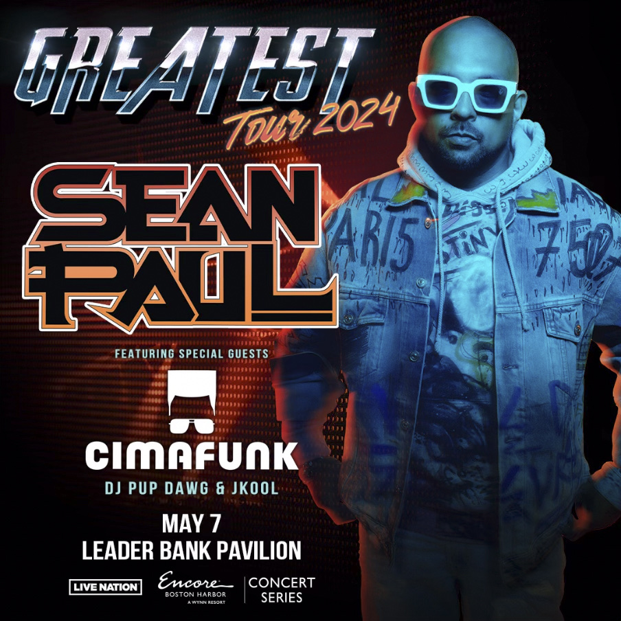 SEAN PAUL — GREATEST TOUR 2024 flyer