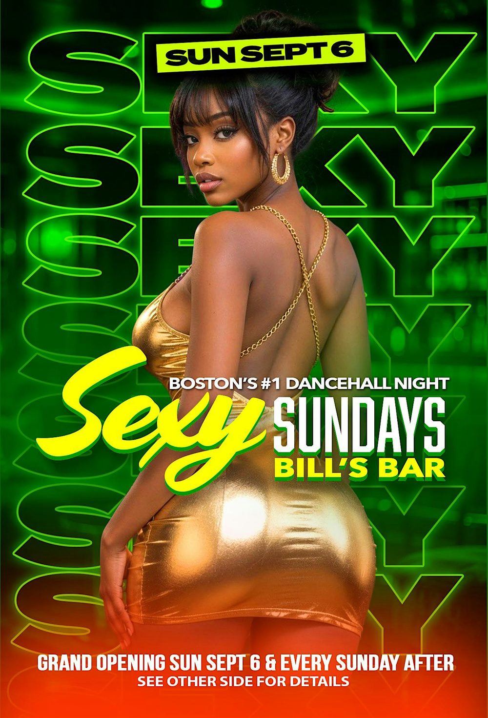 SEXY SUNDAYS flyer
