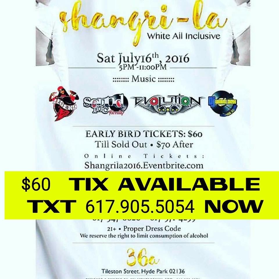 SHANGRI-LA 2016 — WHITE ALL INCLUSIVE flyer, back
