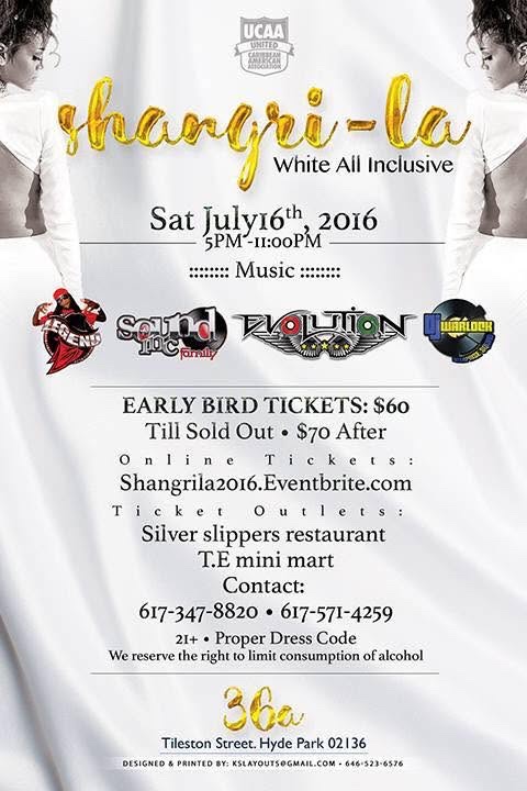 SHANGRI-LA 2016 — WHITE ALL INCLUSIVE flyer