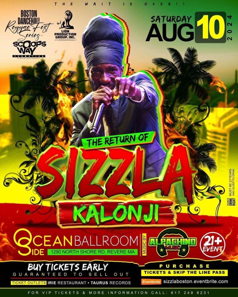 THE RETURN OF SIZZLA KALONJI flyer