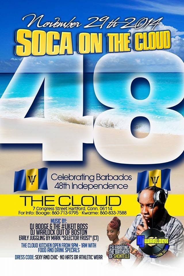 SOCA ON THE CLOUD 48 — BARBADOS 48TH INDEPENDENCE flyer