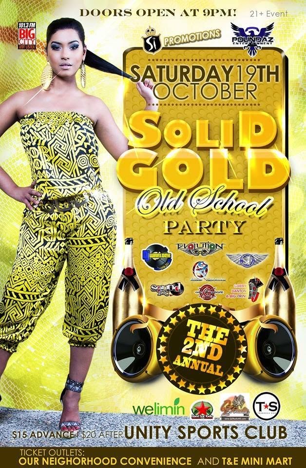 SOLID GOLD OLD SCHOOL PARTY — 2ND ANNUAL flyer
