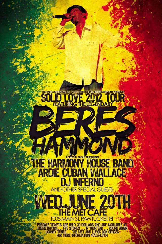 SOLID LOVE 2012 TOUR — BERES HAMMOND flyer