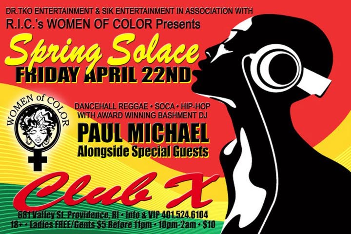 SPRING SOLACE flyer — Providence, RI