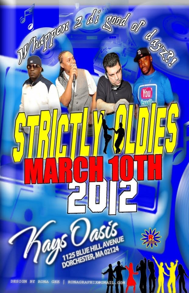 STRICTLY OLDIES — MARCH 2012 flyer, back