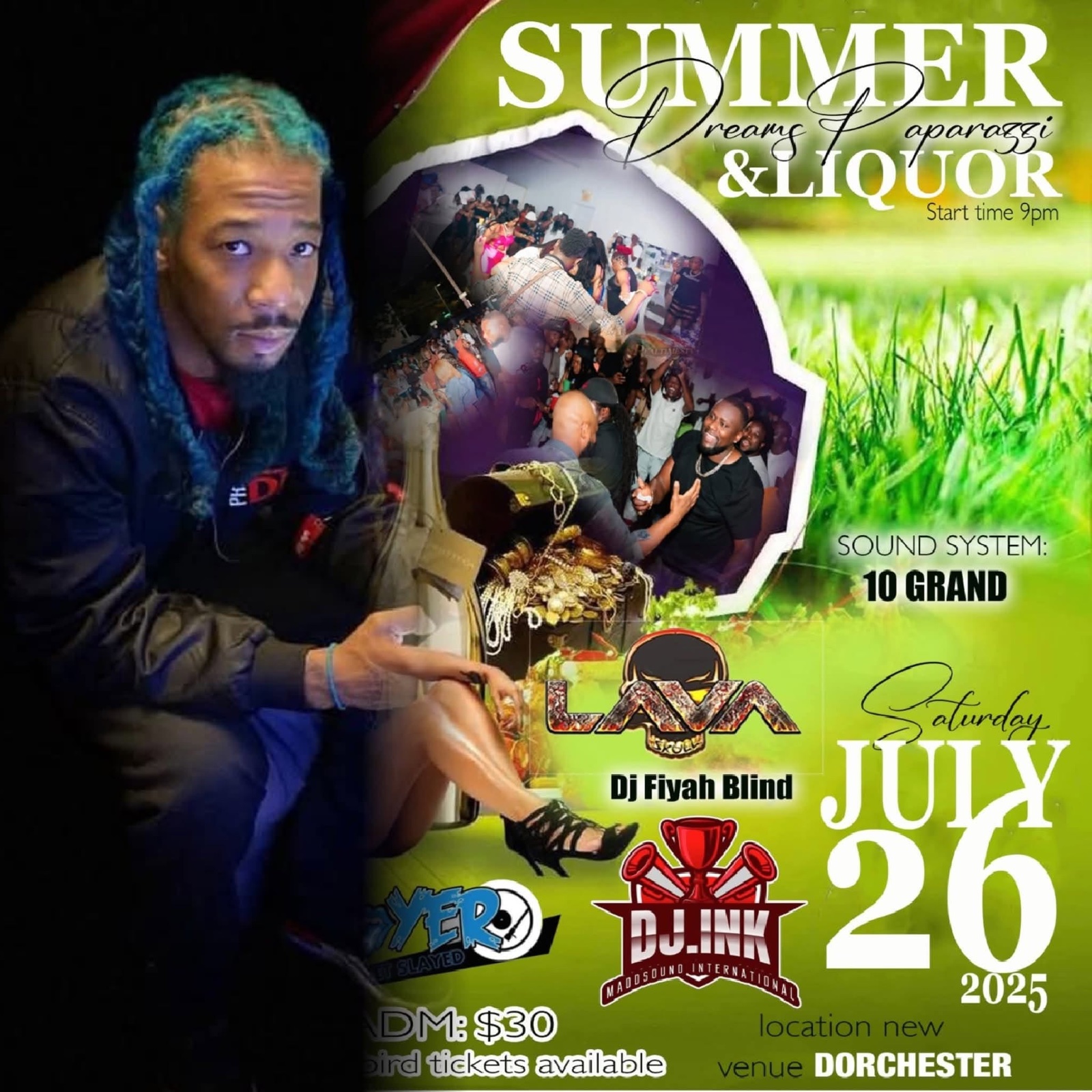 SUMMER DREAMS, PAPARAZZI & LIQUOR — ZOE GOD BONEZ BIRTHDAY flyer