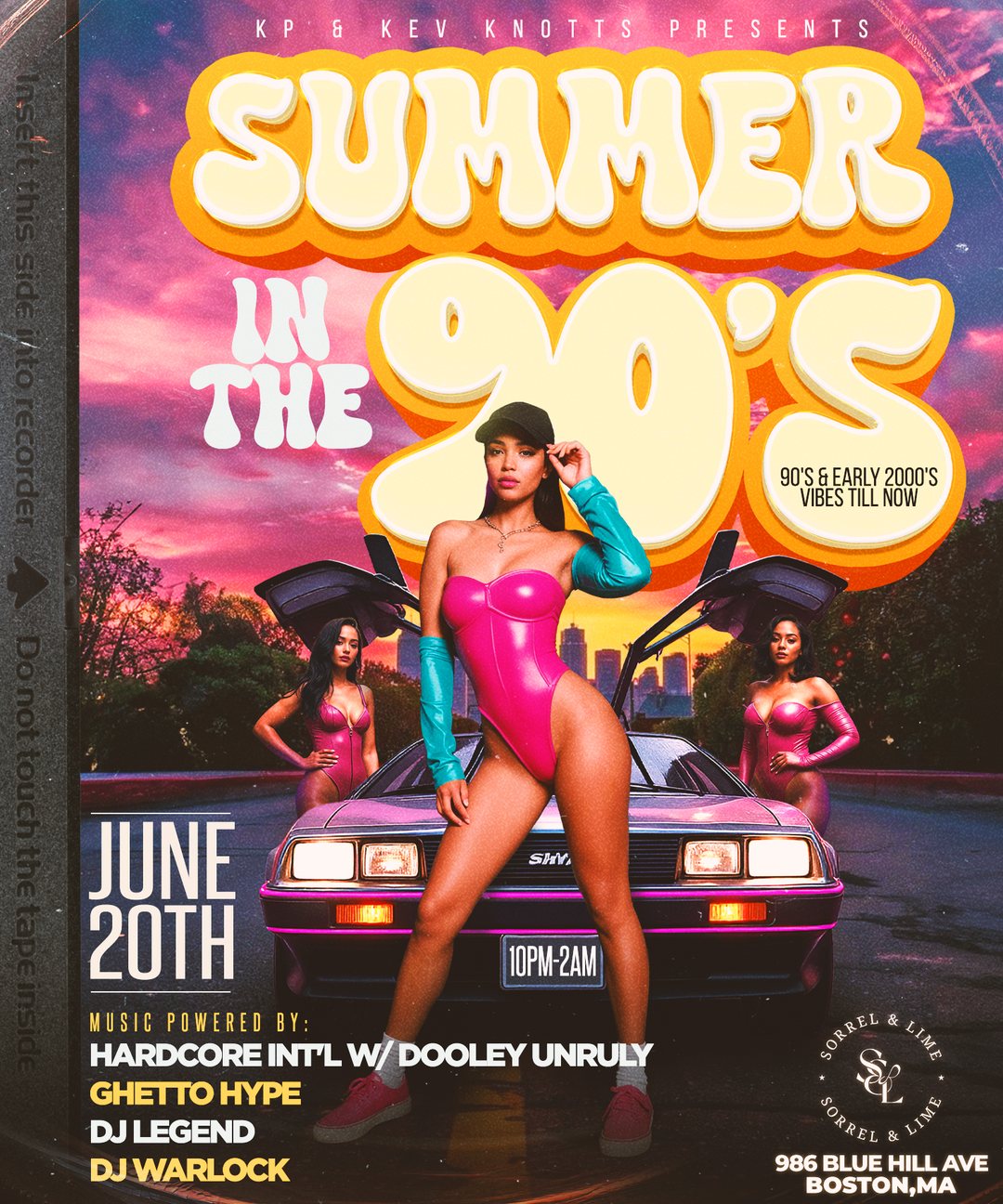 SUMMER IN THE 90’S flyer