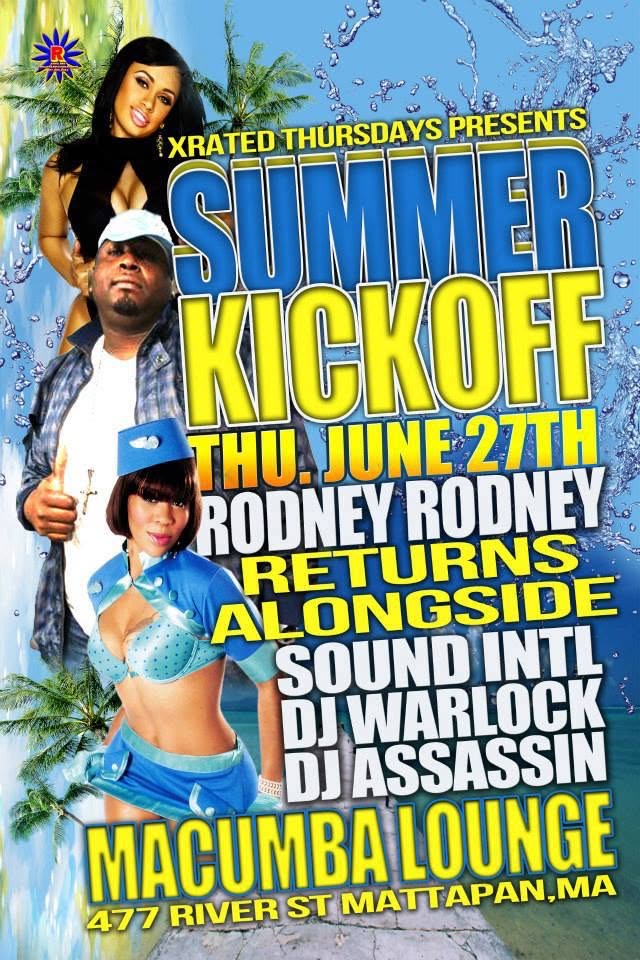 SUMMER KICKOFF flyer — Mattapan, MA
