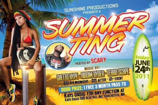 SUMMER TING flyer