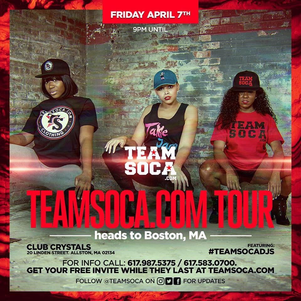 TEAMSOCA.COM TOUR — BOSTON flyer
