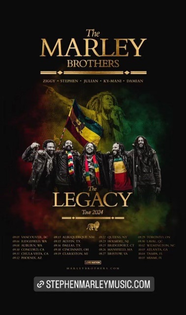 THE MARLEY BROTHERS — THE LEGACY TOUR 2024 flyer