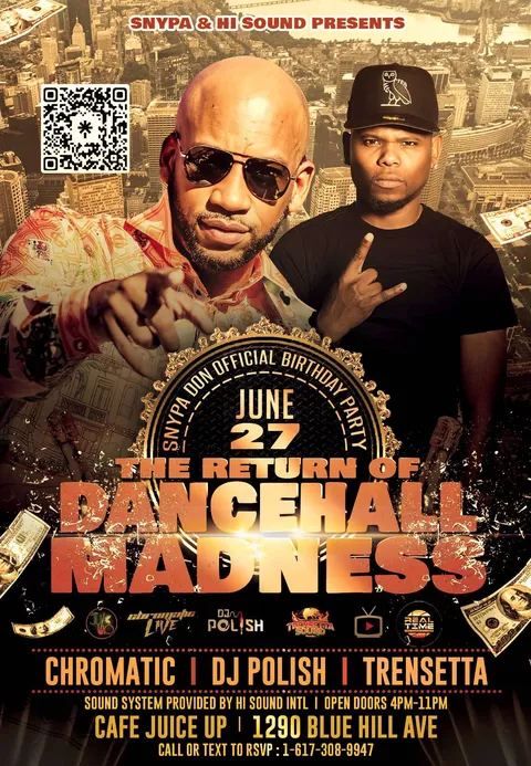 THE RETURN OF DANCEHALL MADNESS flyer