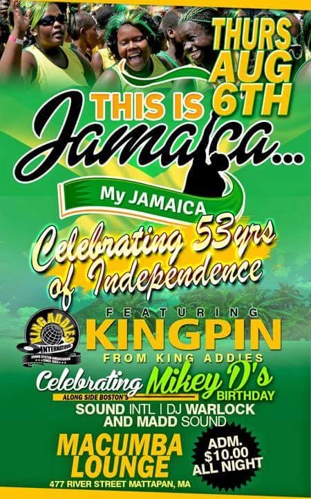 THIS IS JAMAICA — 53 YEARS OF INDEPENDENCE, OFFICIAL LEO BASHMENT flyer