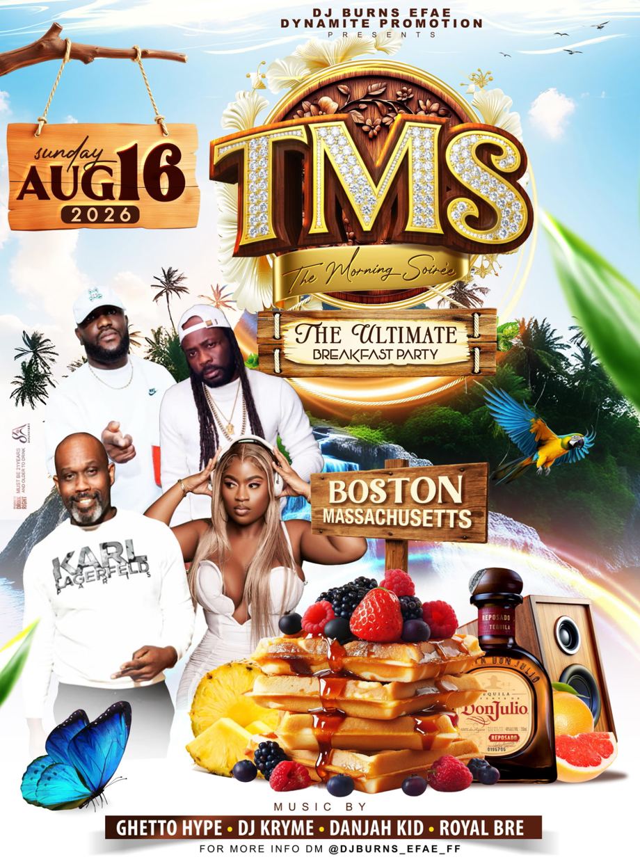 TMS — THE MORNING SOIRÉE flyer — Boston, MA
