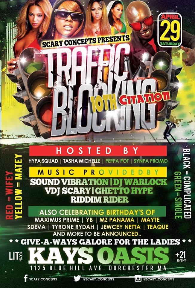 TRAFFIC BLOCKING — 10TH CITATION flyer