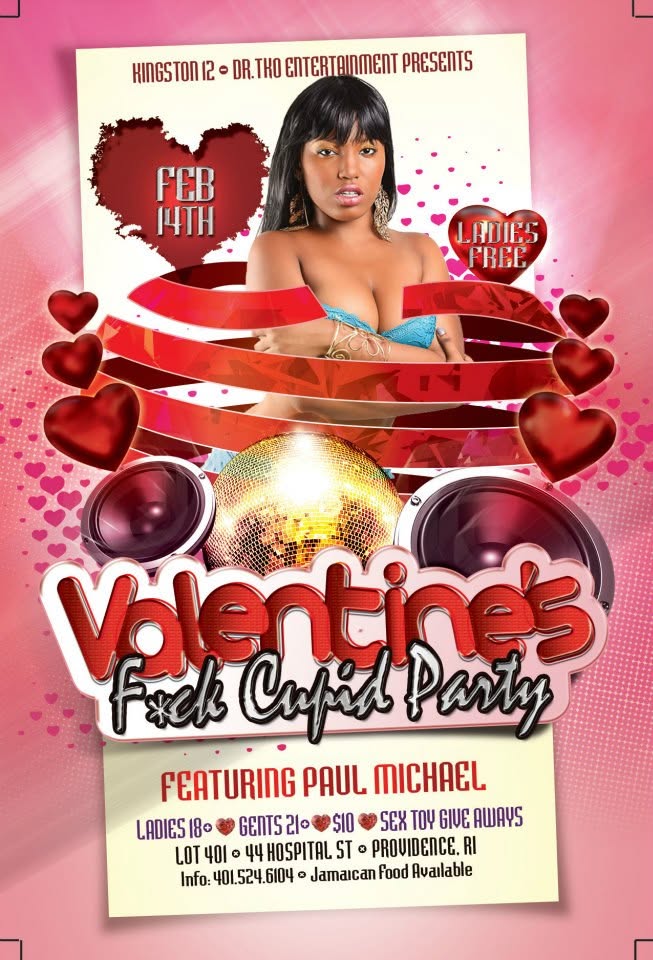VALENTINE'S — F*CK CUPID PARTY flyer