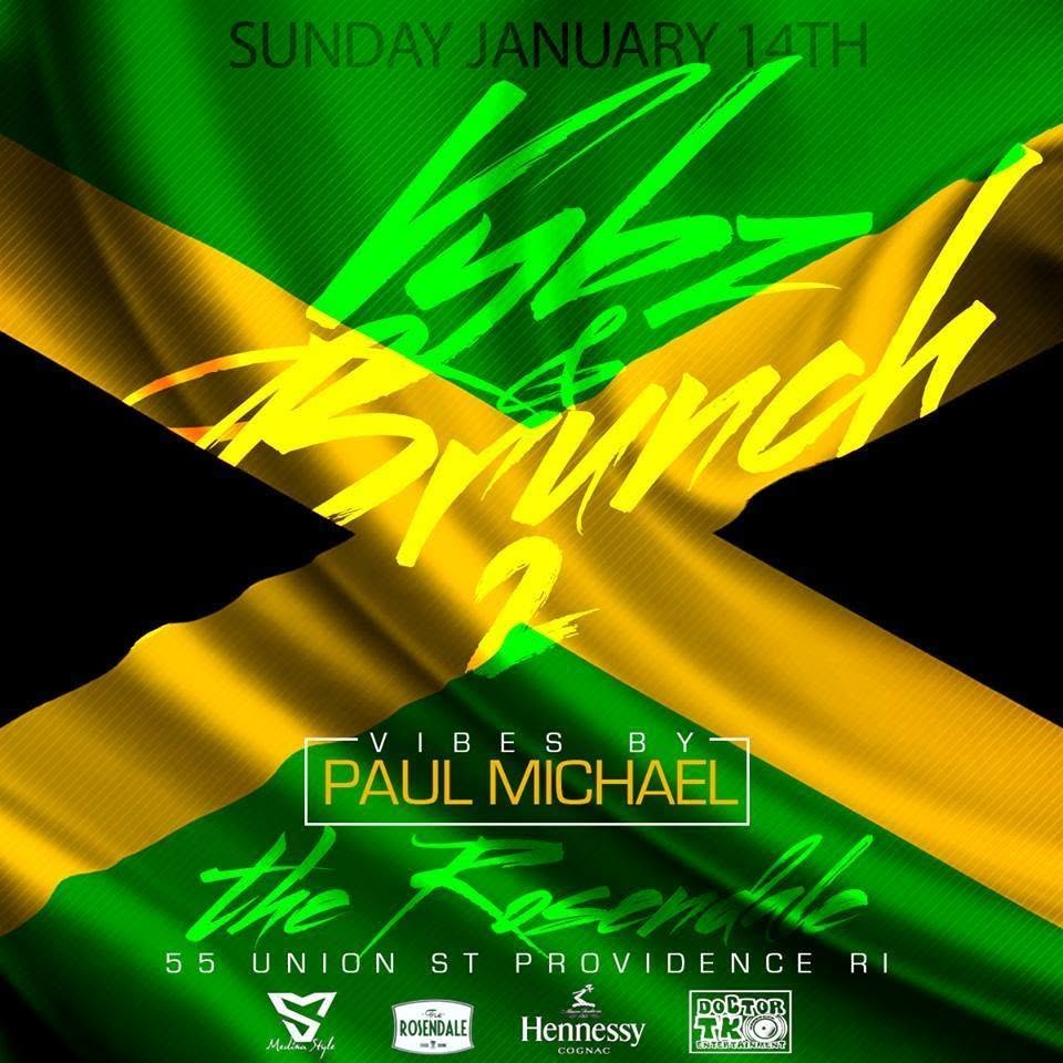 VIBZ & BRUNCH 2 flyer — Providence, RI