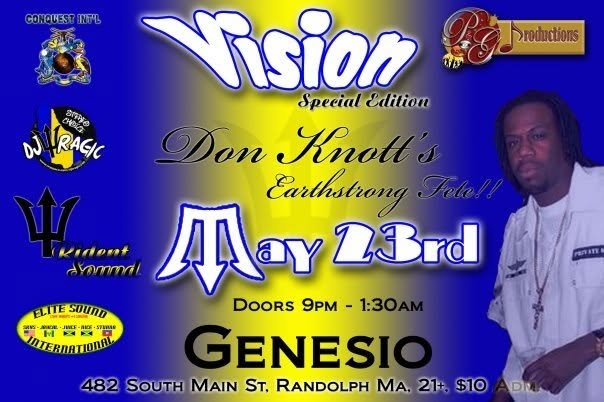 VISION SPECIAL EDITION — DON KNOTT'S EARTHSTRONG FETE flyer