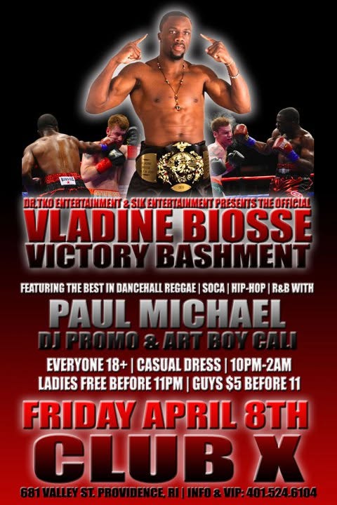 VLADINE BIOSSE VICTORY BASHMENT flyer