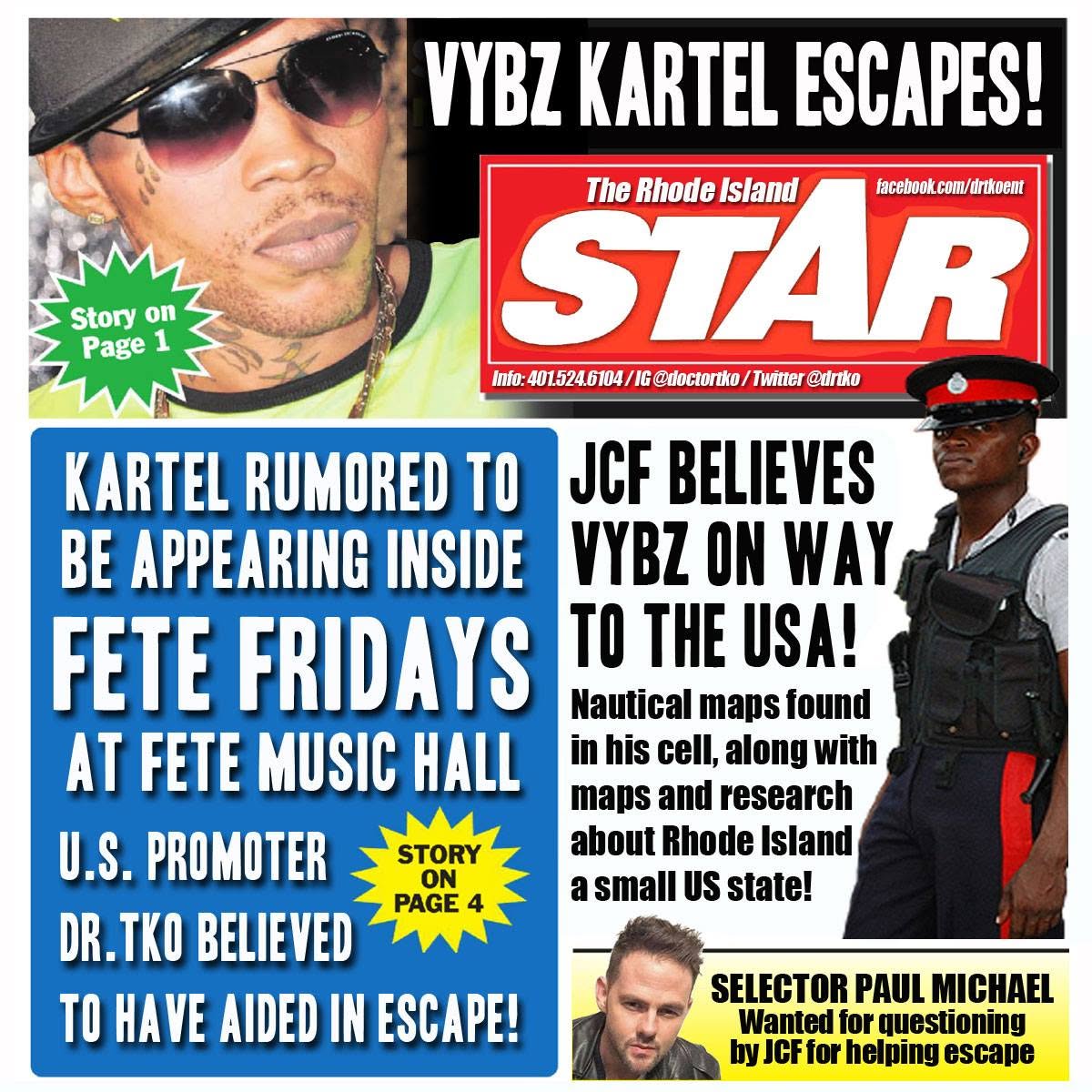 FETE FRIDAYS flyer — Providence, RI