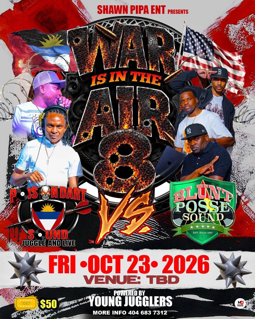 WAR IS IN THE AIR 8 flyer