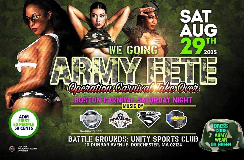 WE GOING ARMY FETE — OPERATION CARNIVAL TAKE OVER flyer