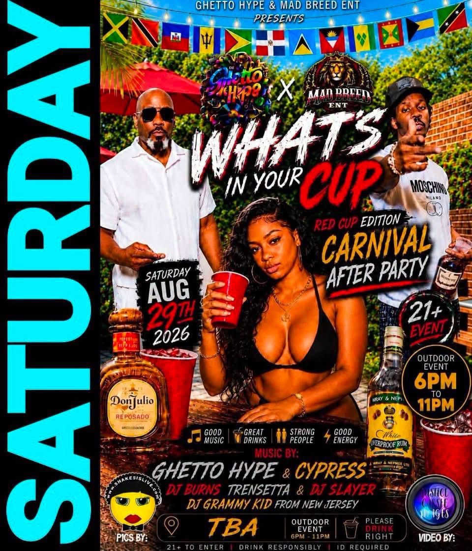 WHAT'S IN YOUR CUP — RED CUP EDITION flyer — Boston, MA