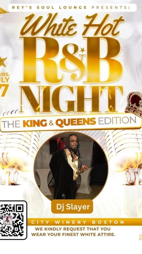 WHITE HOT R&B NIGHT — THE KING & QUEENS EDITION flyer