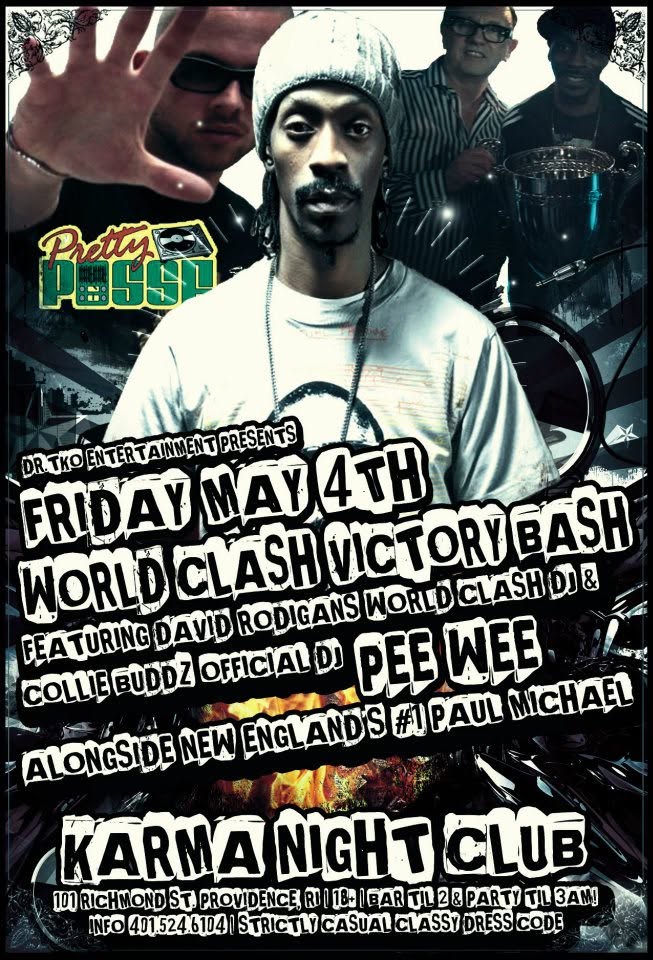 WORLD CLASH VICTORY BASH flyer