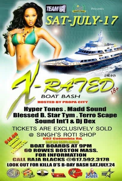 X-RATED BOAT BASH 2K10 flyer