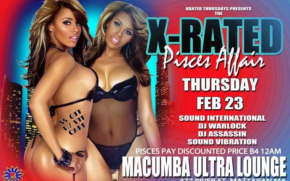 X-RATED PISCES AFFAIR flyer