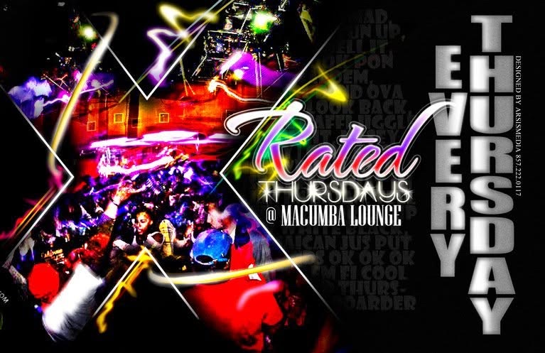 X RATED THURSDAYS flyer — Mattapan, MA